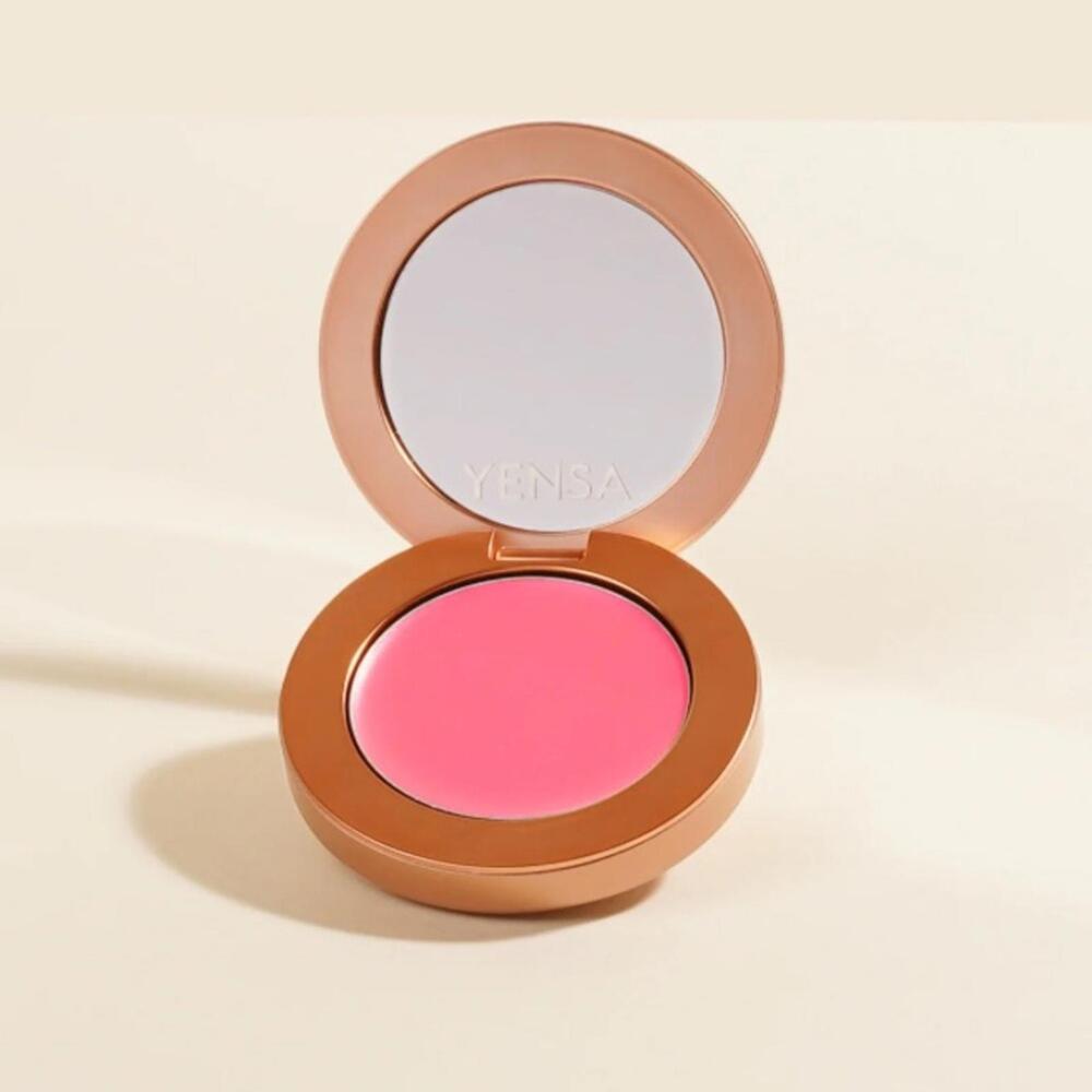 (NEW) Yensa Super Serum Silk Buildable Cream Blush in Pink Bliss
